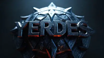 yerdes logo, 3d render, unreal engine 5, cinematic lighting, close up, highly detailed, 8k, sharp focus