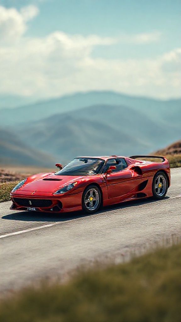 realistic dream car ferrari 1960 model