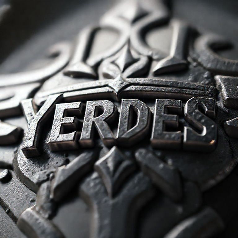 yerdes logo, 3d render, unreal engine 5, cinematic lighting, close up, highly detailed, 8k, sharp focus