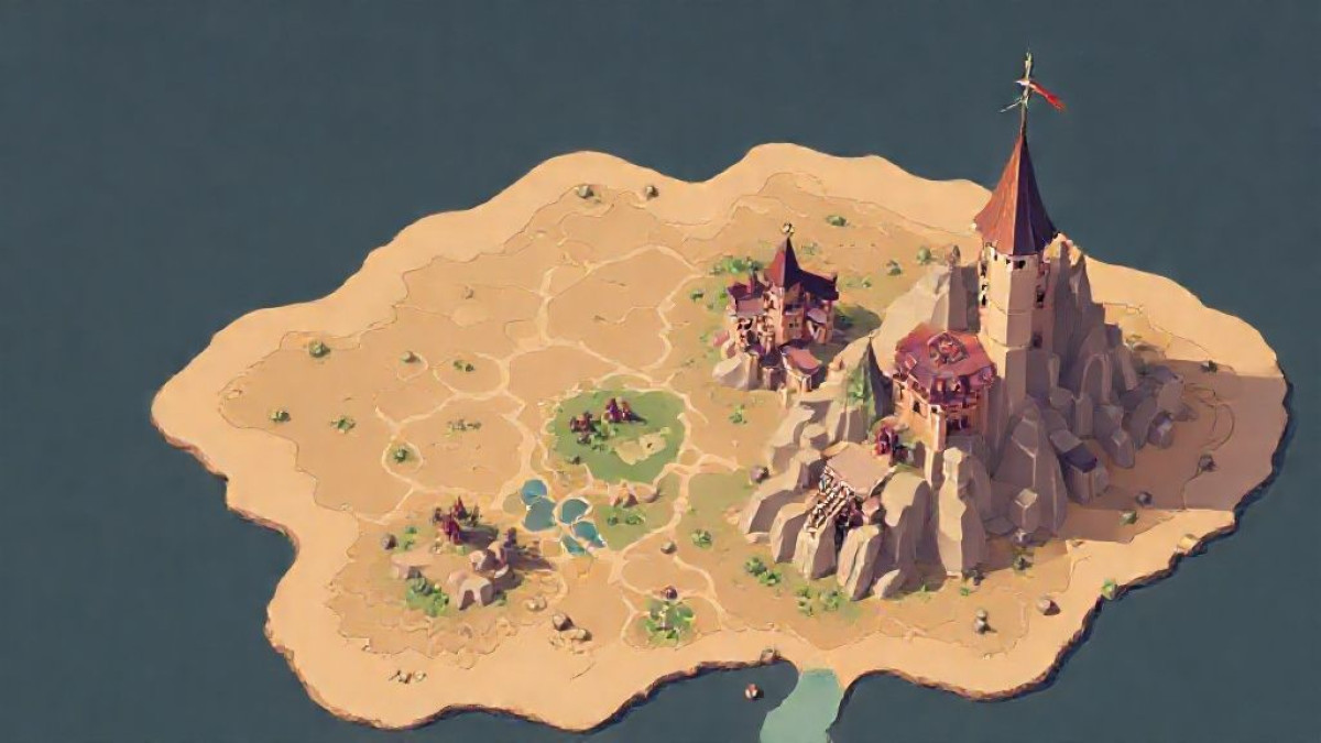 RPG Oyunları İçin Fantastik Harita Çizimi